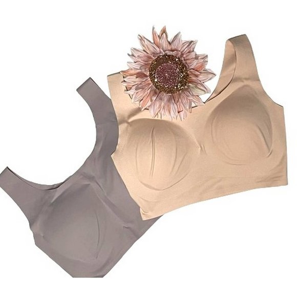 Rhonda Shear Invisible Body Bra with Removable Pads 2 Pack SMALL (RS-16) - Picture 1 of 4
